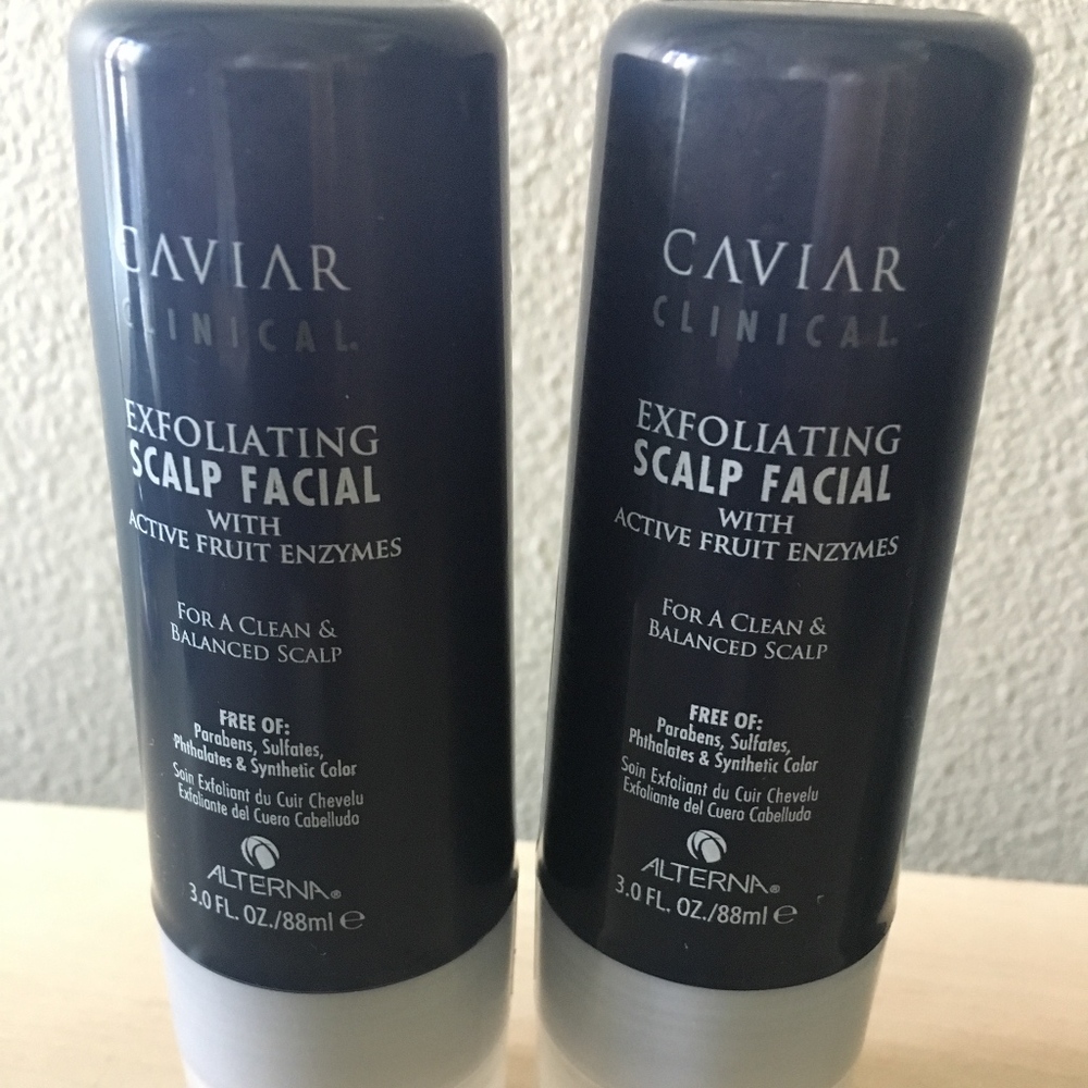 Caviar Clinical Exfoliating Scalp Facial- 2 pack
